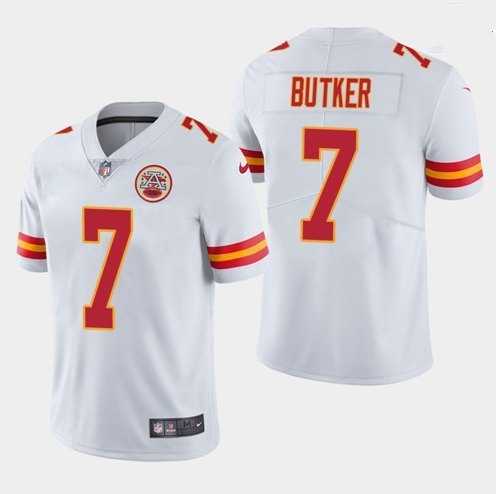 Men & Women & Youth Kansas City Chiefs #7 Harrison Butker White Vapor Untouchable Limited Stitched Jersey,We sell and wholesale Men & Women & Youth Kansas City Chiefs #7 Harrison Butker White Vapor Untouchable Limited Stitched Jersey on line form chian!